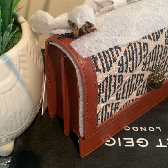 Kurt Geiger London Shoreditch Monogram Leather Shoulder Bag - Picture 9 of 16